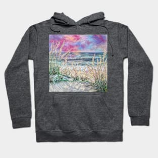 Sand dunes at sunset Hoodie